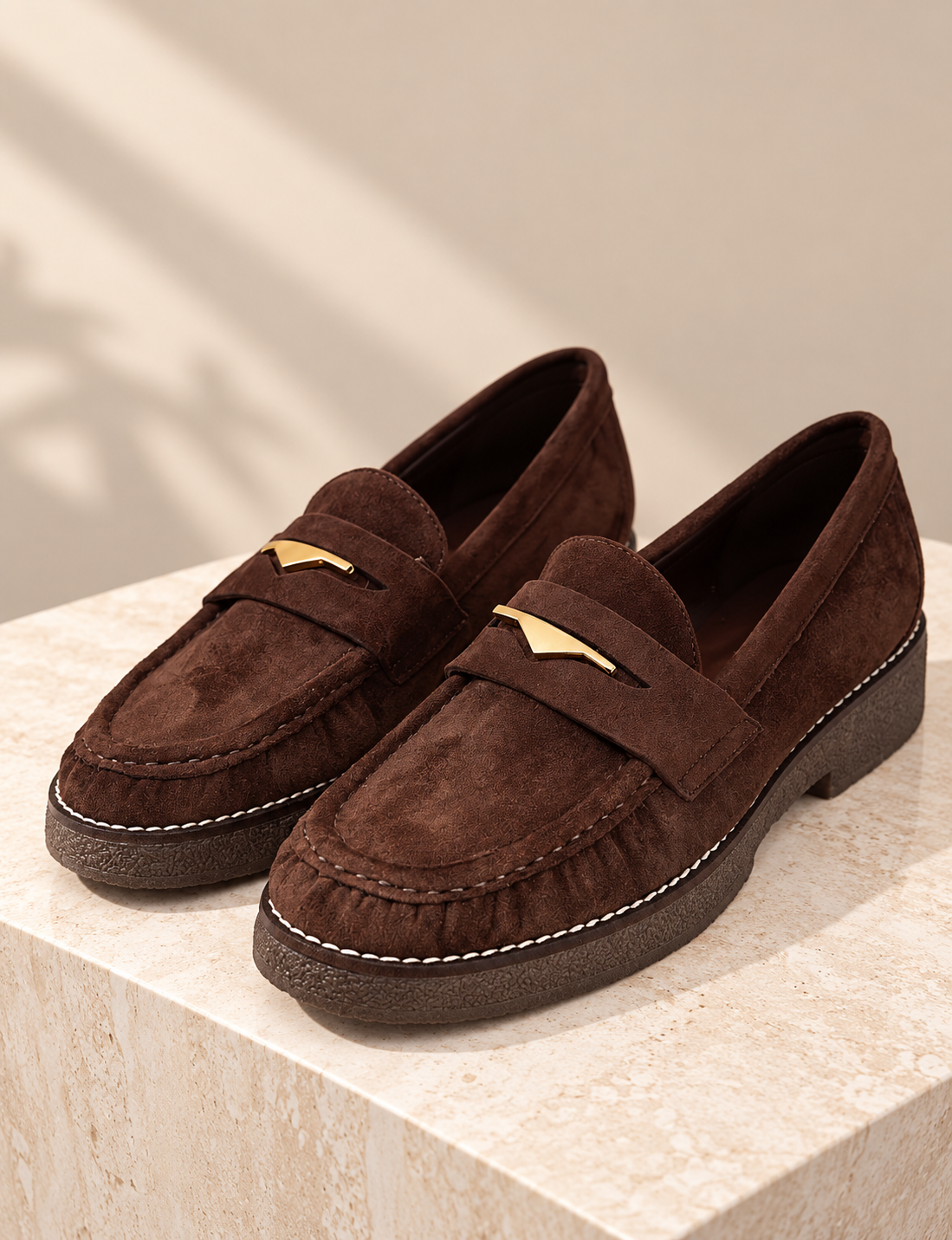 Mocassins Sofia – Chocolat