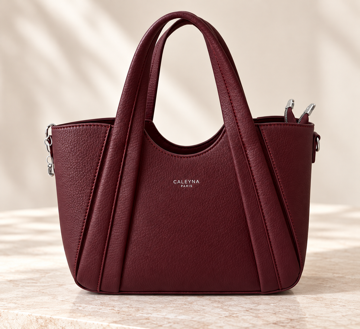 Sac à main Léa – Bordeaux
