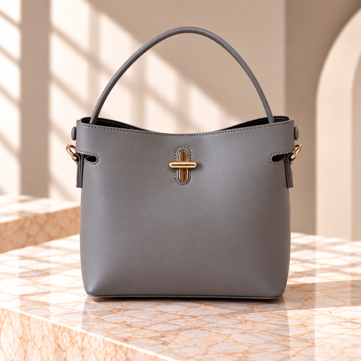 Sac Inès – Gris Perle