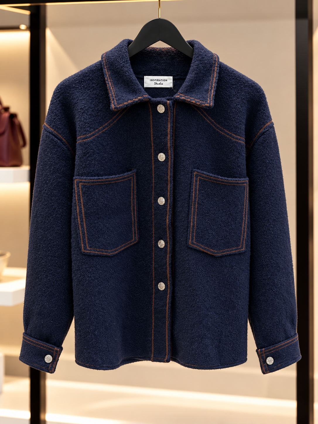 Veste Denim – Bleu Marine